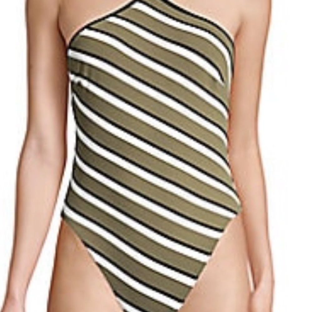 Stripped one piece swimsuit SOLID AND STRIPPED